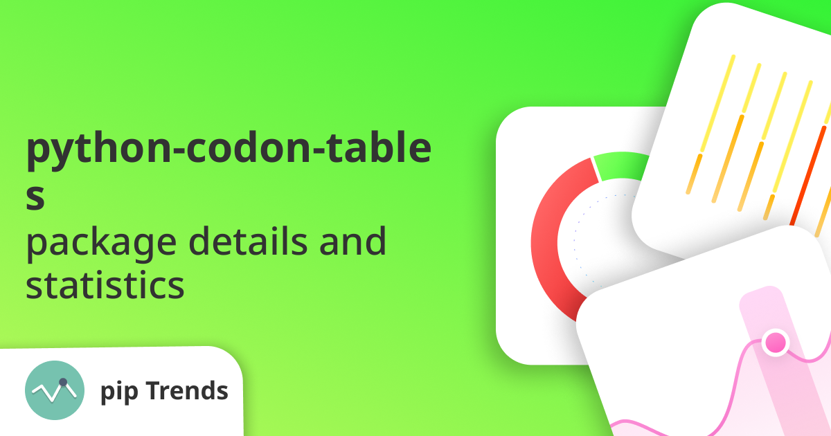 python-codon-tables download stats and details